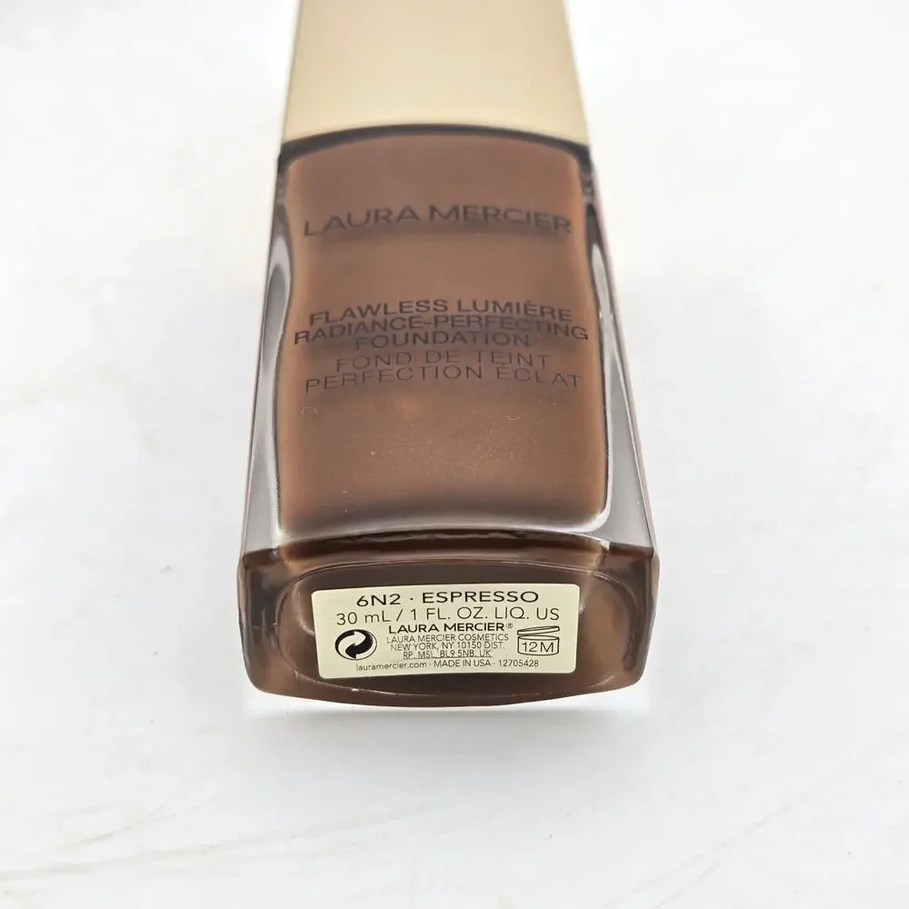 Laura Mercier Flawless Lumiere Radiance Perfecting Foundation 6N2 Espresso New